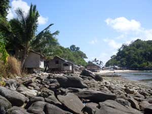 Fishing village on Talacanin Island